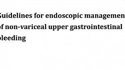 Fujishiro 2016 Guidelines fnon-variceal upper bleed Digestive Endoscopy