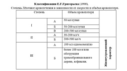 Классификация Е.Г. Григорьева (1990)