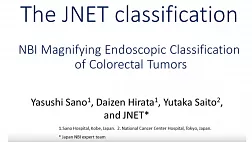 Эндоскопическая классификация JNET Yasushi Sano, Daizen Hirata, Yutaka Saito (Образовательное видео)
